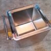 12 Stainless Steel Rice Storage Bin Trolley with Wheels