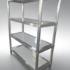 Stainless steel shelving