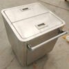 8004 Stainless Steel Rice Storage Bin Trolley with Wheels