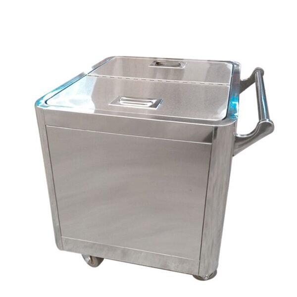 d5532538daaeb11e7f09f7eddd53ae7 Stainless Steel Rice Storage Bin Trolley with Wheels