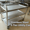 三层餐车 3-Tier Stainless Steel Utility Cart