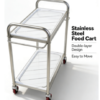 双层餐车1 3-Tier Stainless Steel Utility Cart