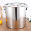 Commercial Stainless Steel Bucket with Lid for Restaurant
